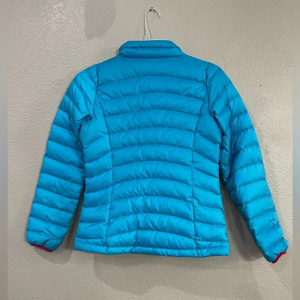 Patagonia Kids Bright Blue Puffer Jacket XL
